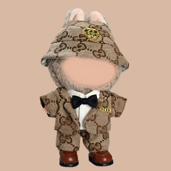 labubu designer retro suit set