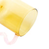 amber & pink water glasses {set of 4}