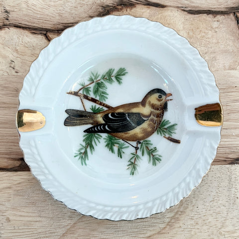 vintage porcelain bird trinket dish/ashtray #2