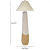 natural woven  floor lamp