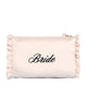 embroidered bride cosmetic bag