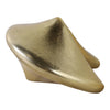 metal fortune cookie decorative figurine