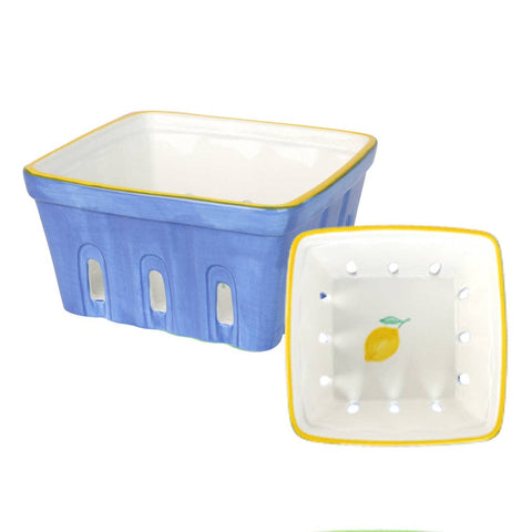 lemon ceramic punnet