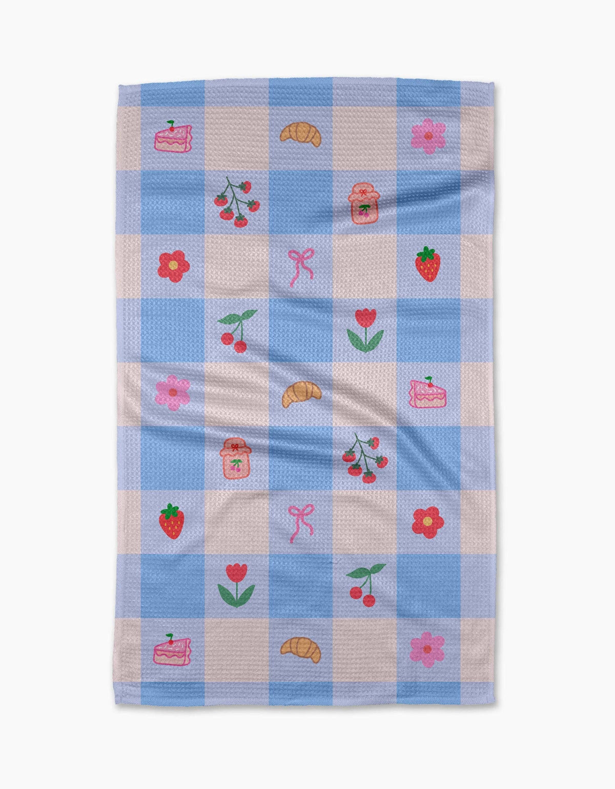 little picnic things tea towel