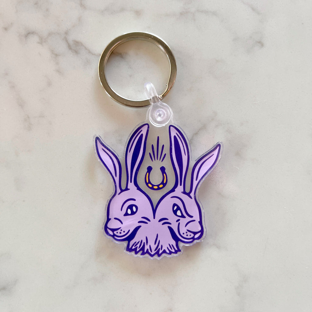 lucky rabbit keychain