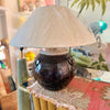 glazed pot table lamp