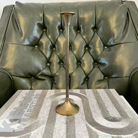 vintage brass candle holder