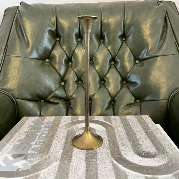 vintage brass candle holder