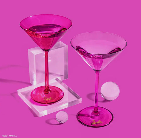 barbie martini glasses