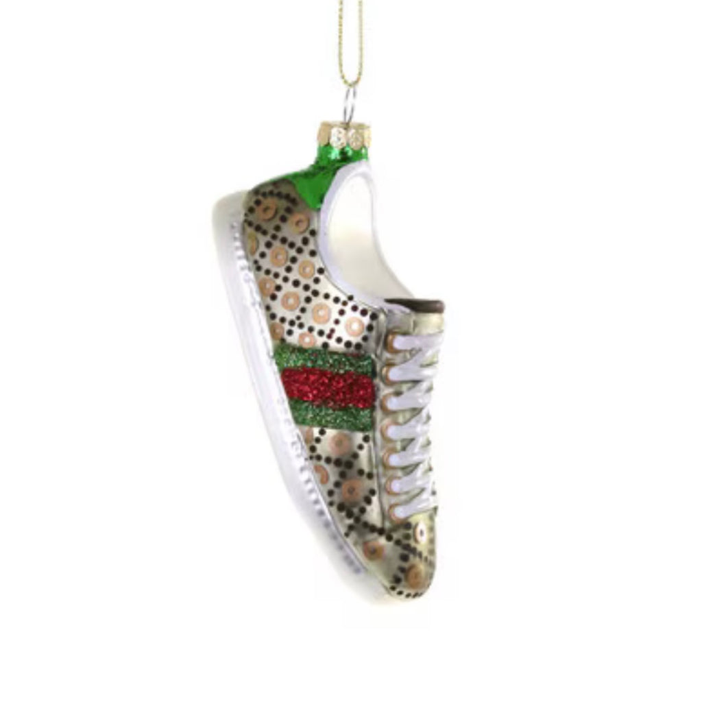 designer sneaker ornament