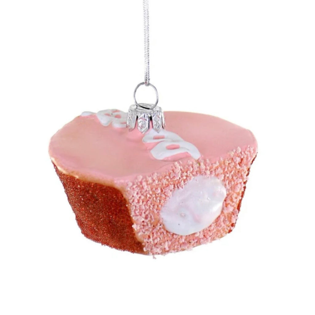 pink cupcake ornament