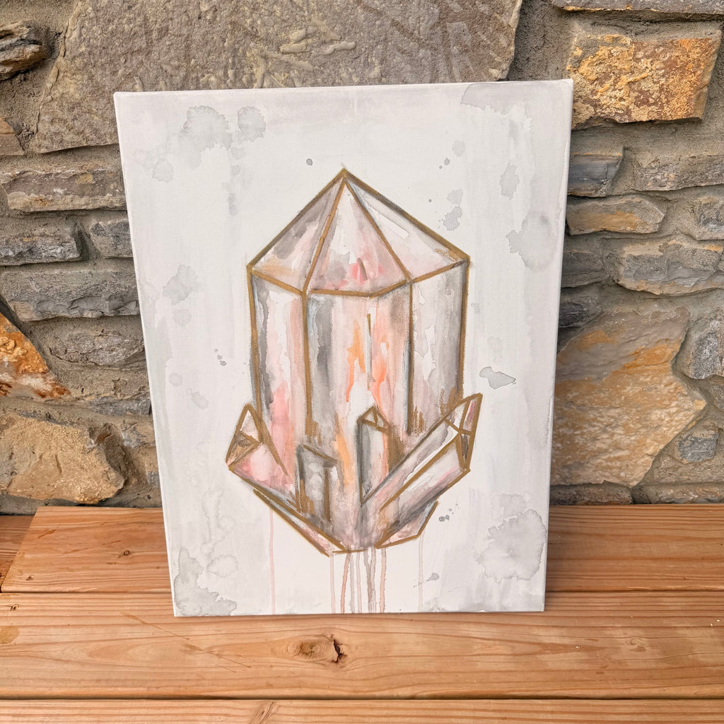 crystal artwork no.2 on canvas