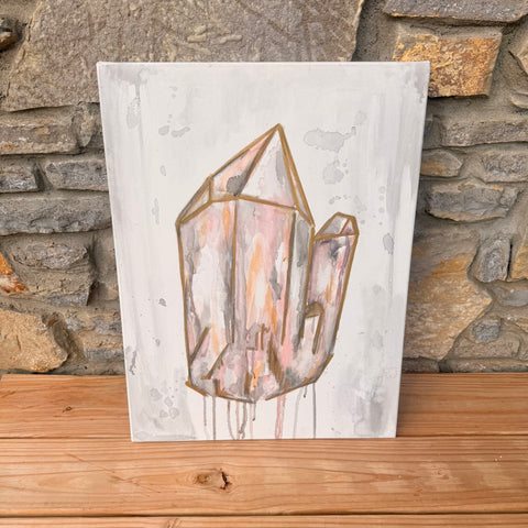 crystal artwork no.1 on canvas
