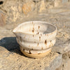 hand thrown 3 piece ceramic matcha set