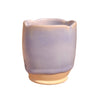 handcrafted periwinkle scalloped cup set of 4