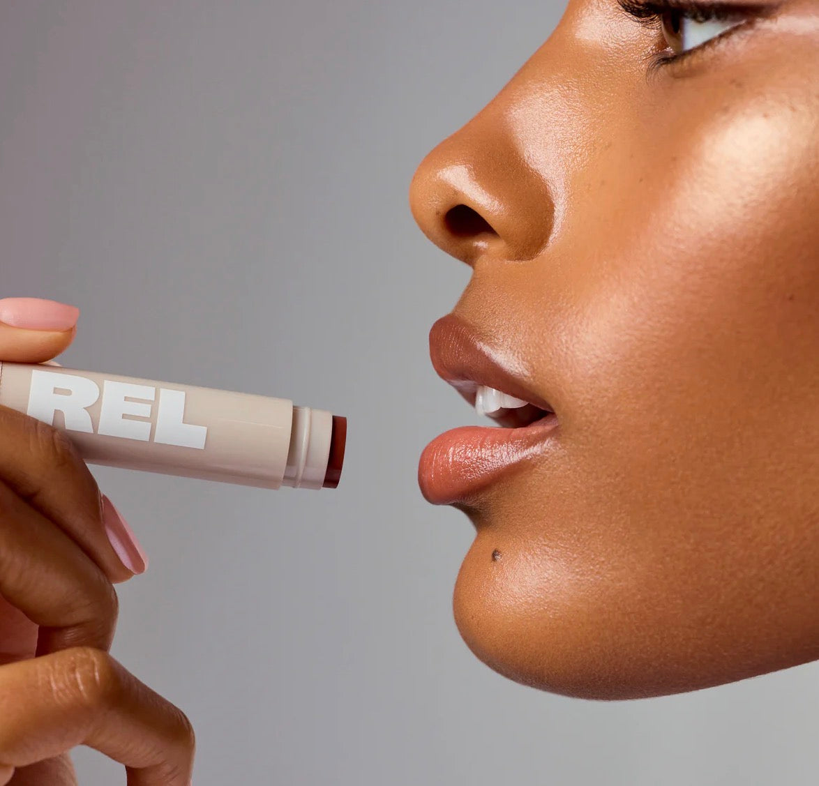 rel beauty no duh tinted balm