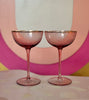 art deco coupe glasses {set of 2}