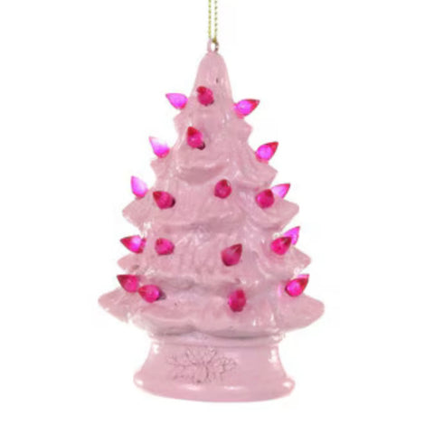 pink vintage tree ornament