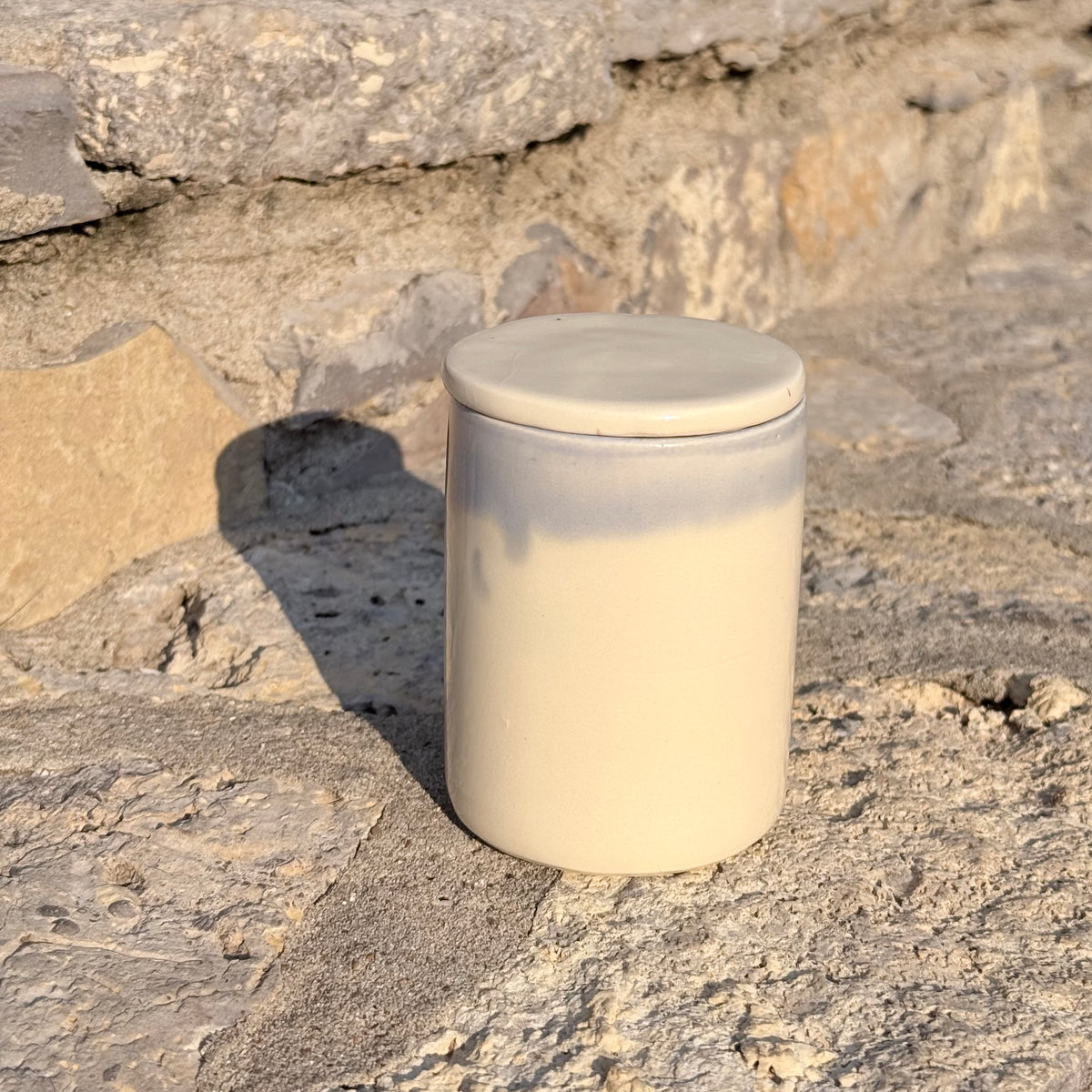 hand thrown custom ceramic jar