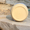 periwinkle ceramic bubble cup with straw