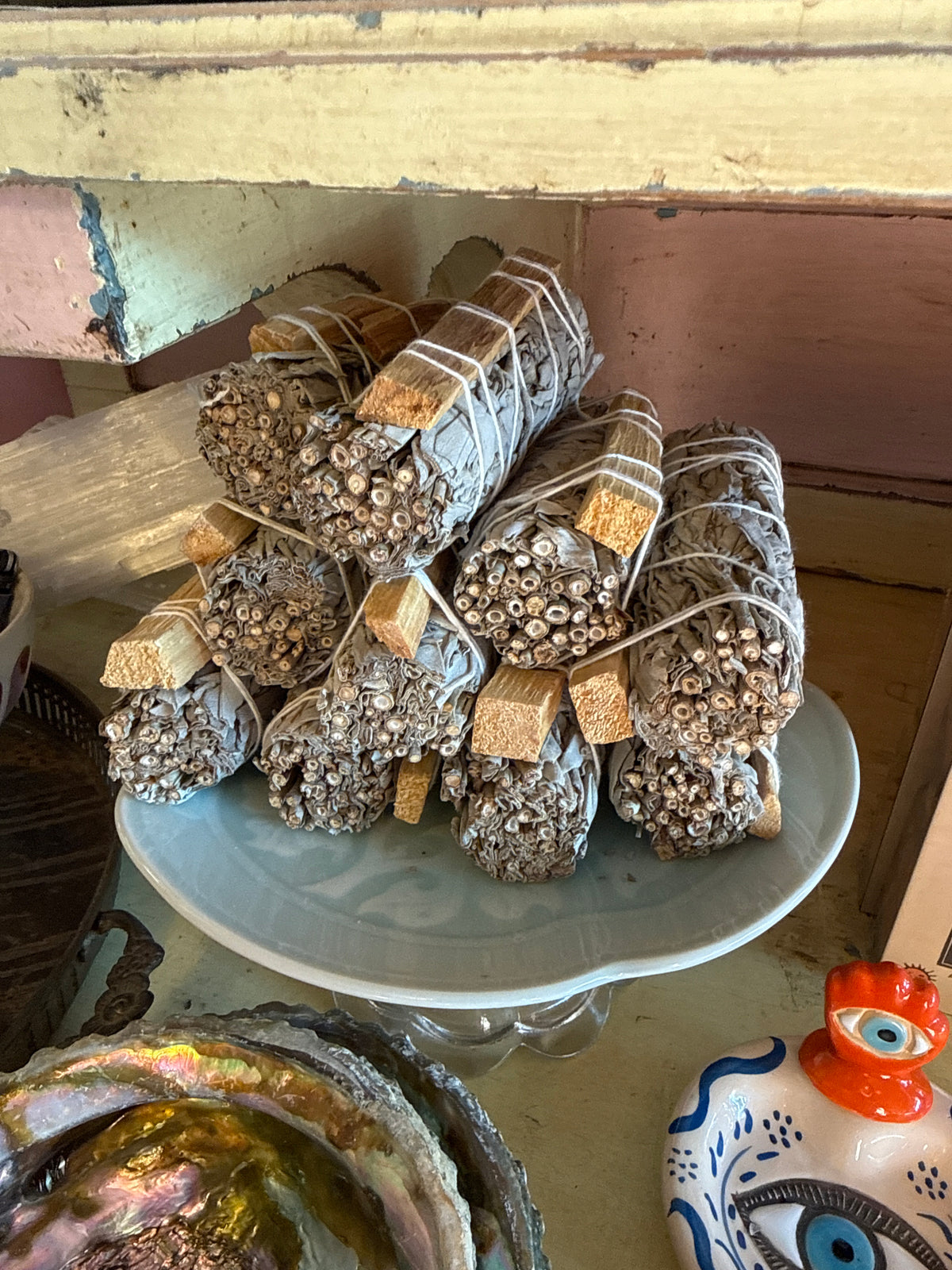 palo santo with white sage bundles