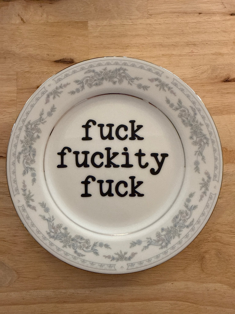 fuck fuckity plate