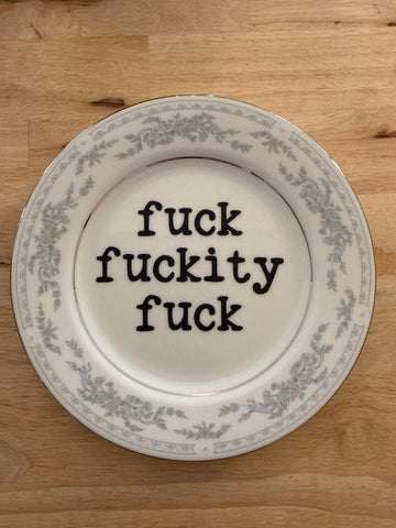 fuck fuckity plate