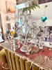 silver crystal chandelier candelabra