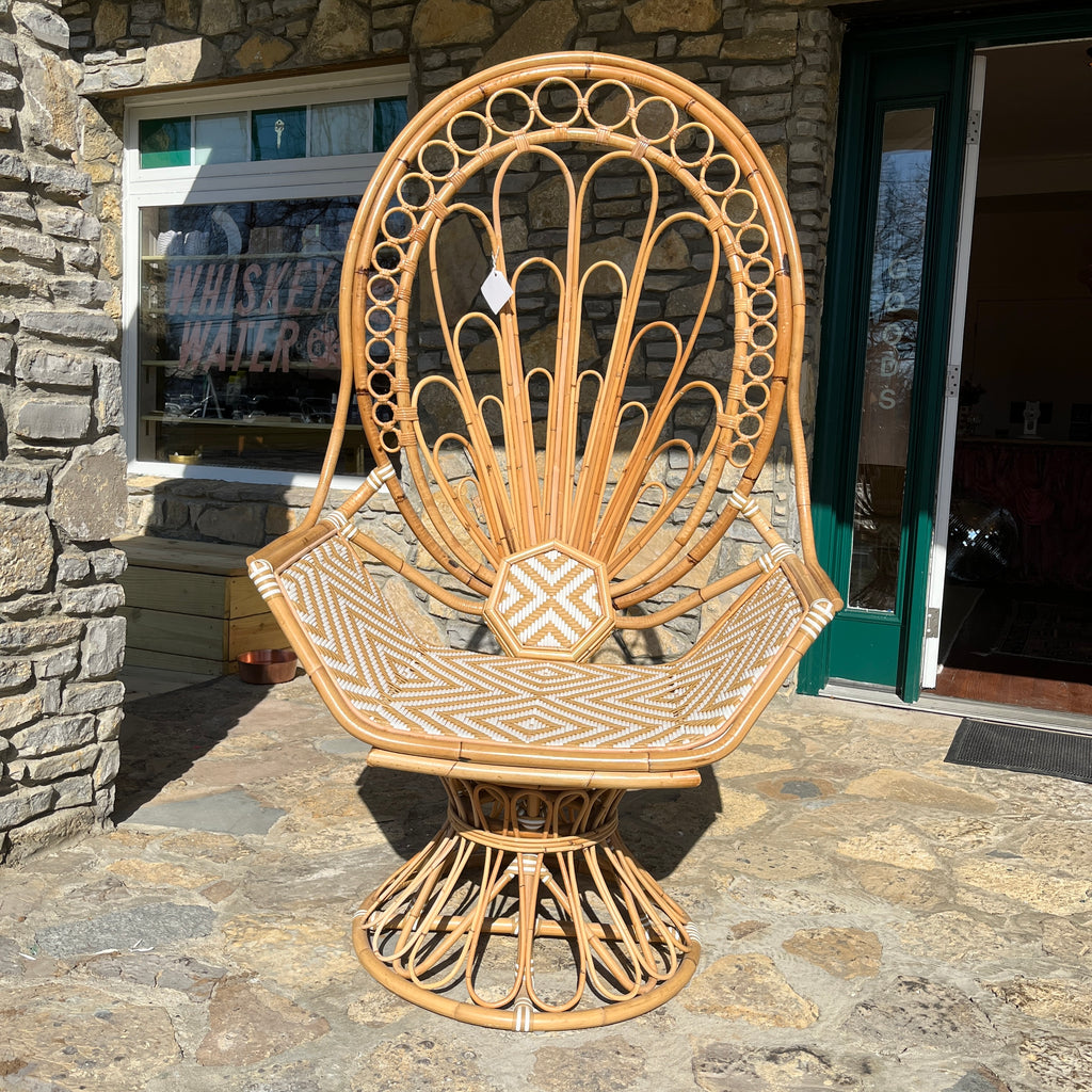 rattan peacock chair {pick up only}