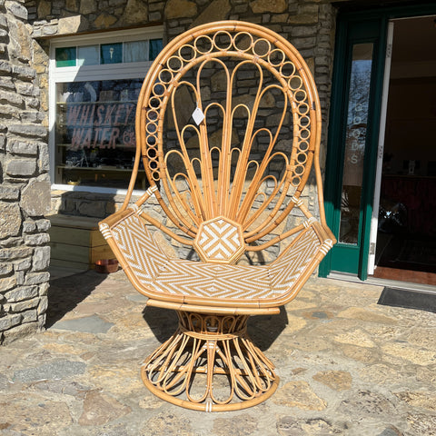 rattan peacock chair {pick up only}