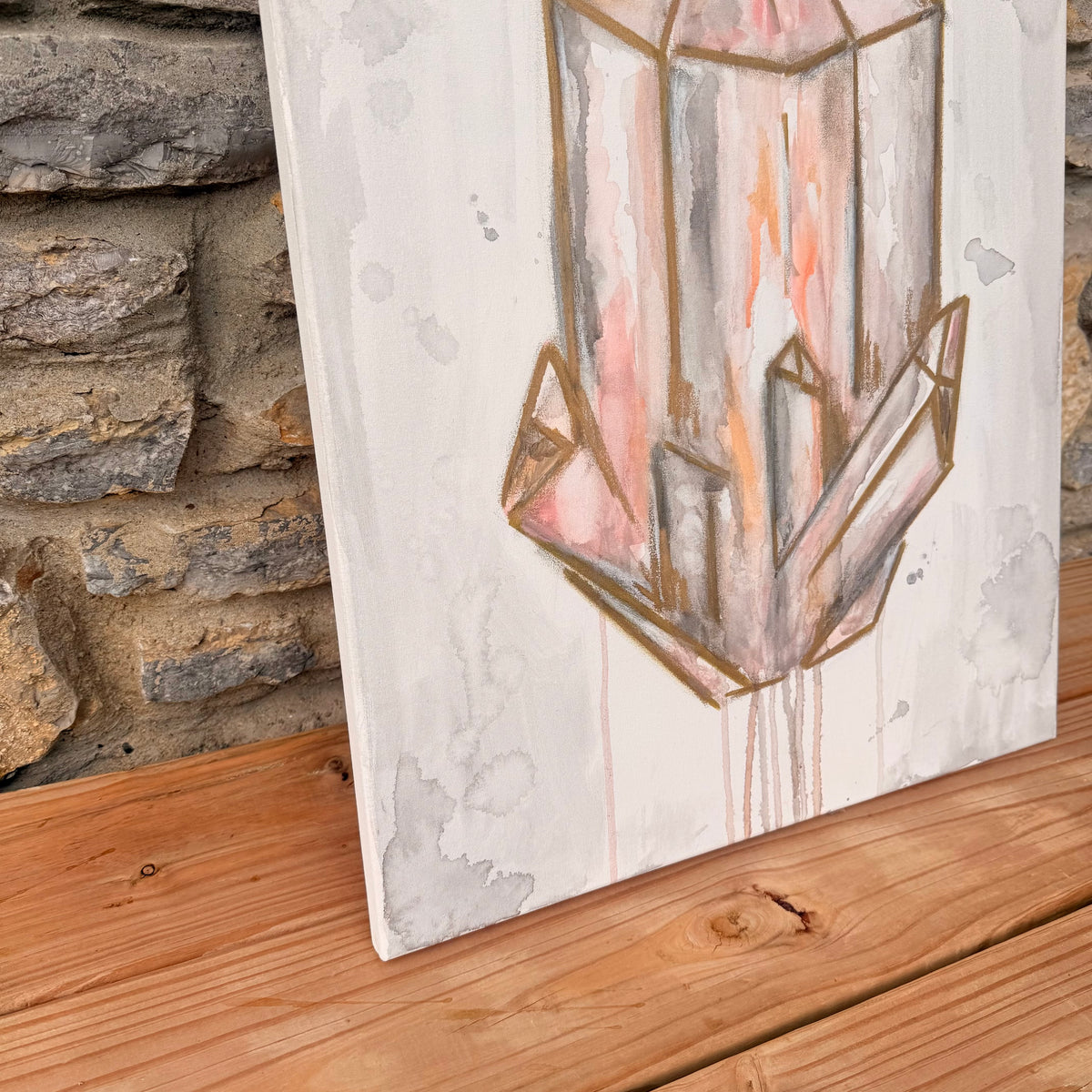 crystal artwork no.2 on canvas