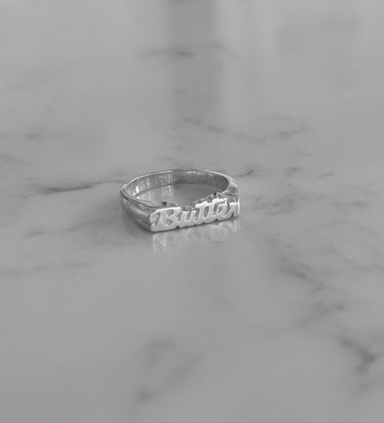 butter ring {sterling silver}