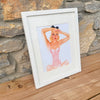 framed original pinup artwork no. 3