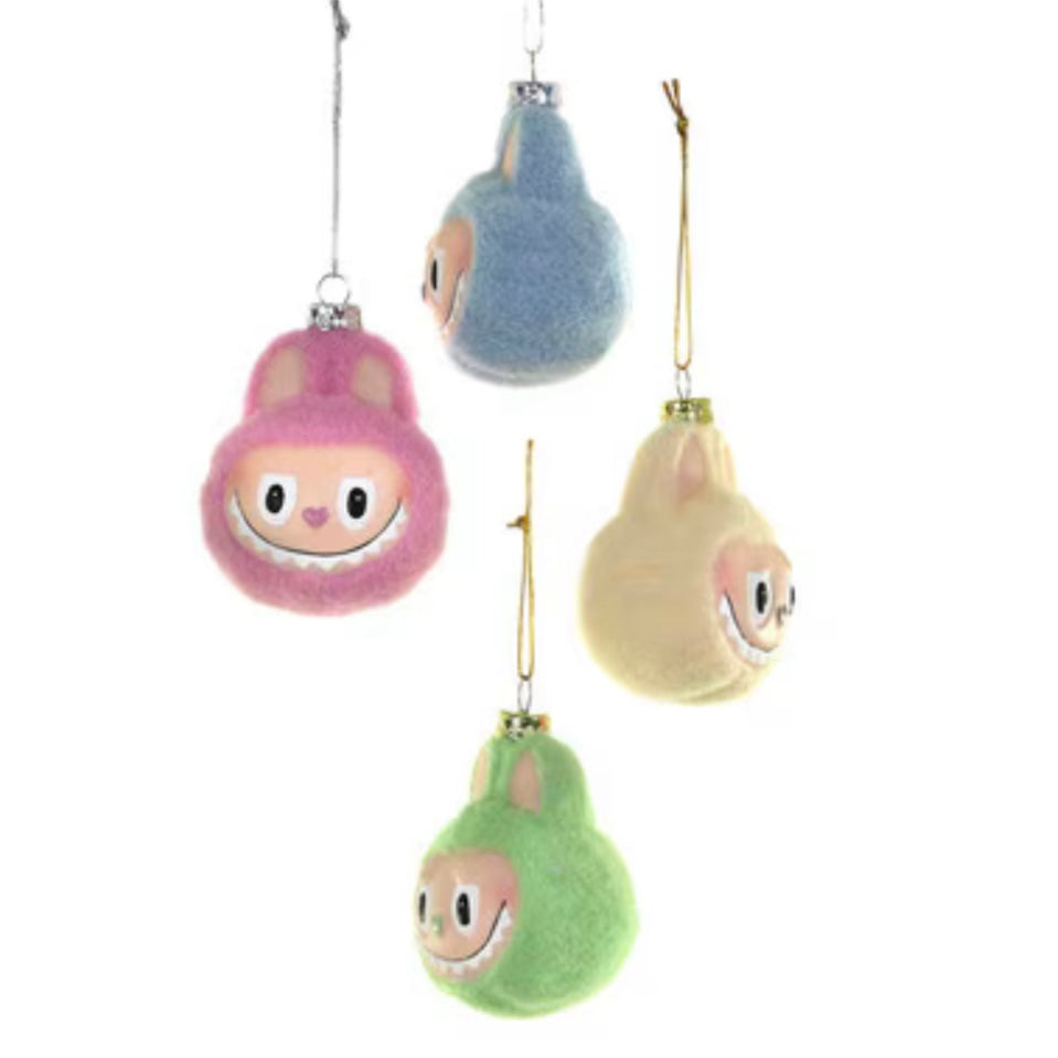 fuzzy lafufu face ornament