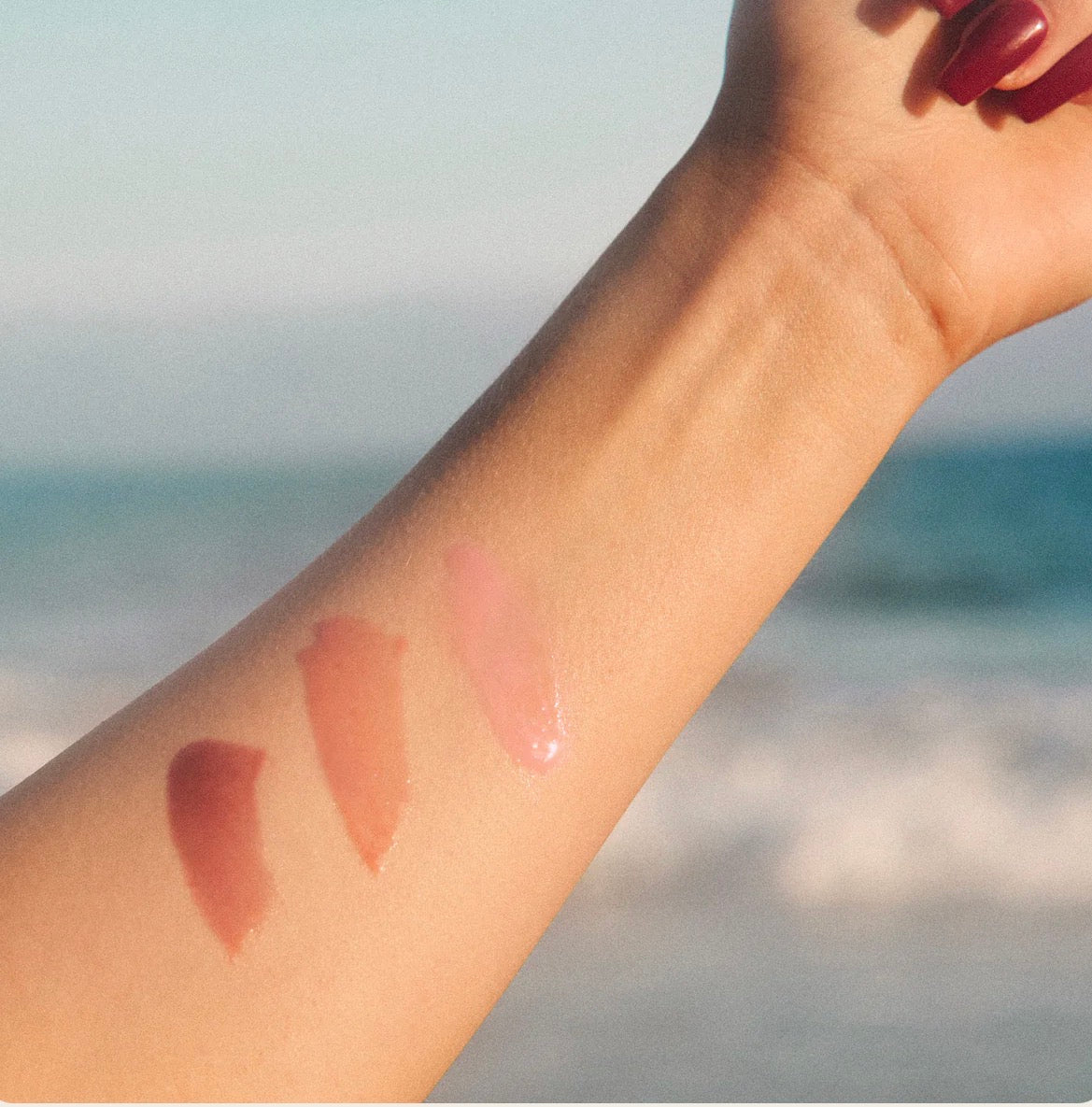rel beauty glossy lip oil