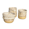 hand thrown 3 piece ceramic matcha set