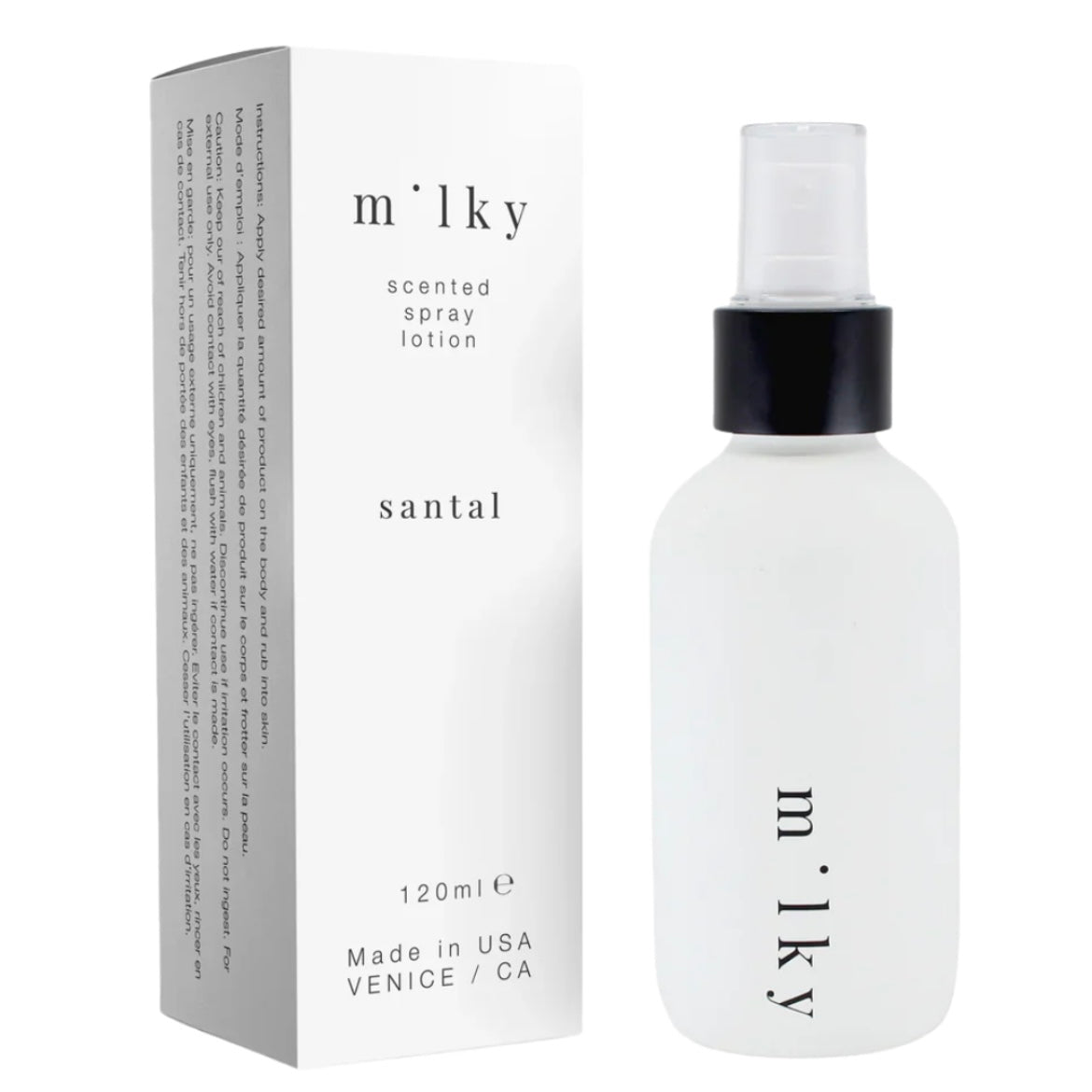 milky {by riddle} scented spray lotion