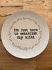 alibi decorative plate
