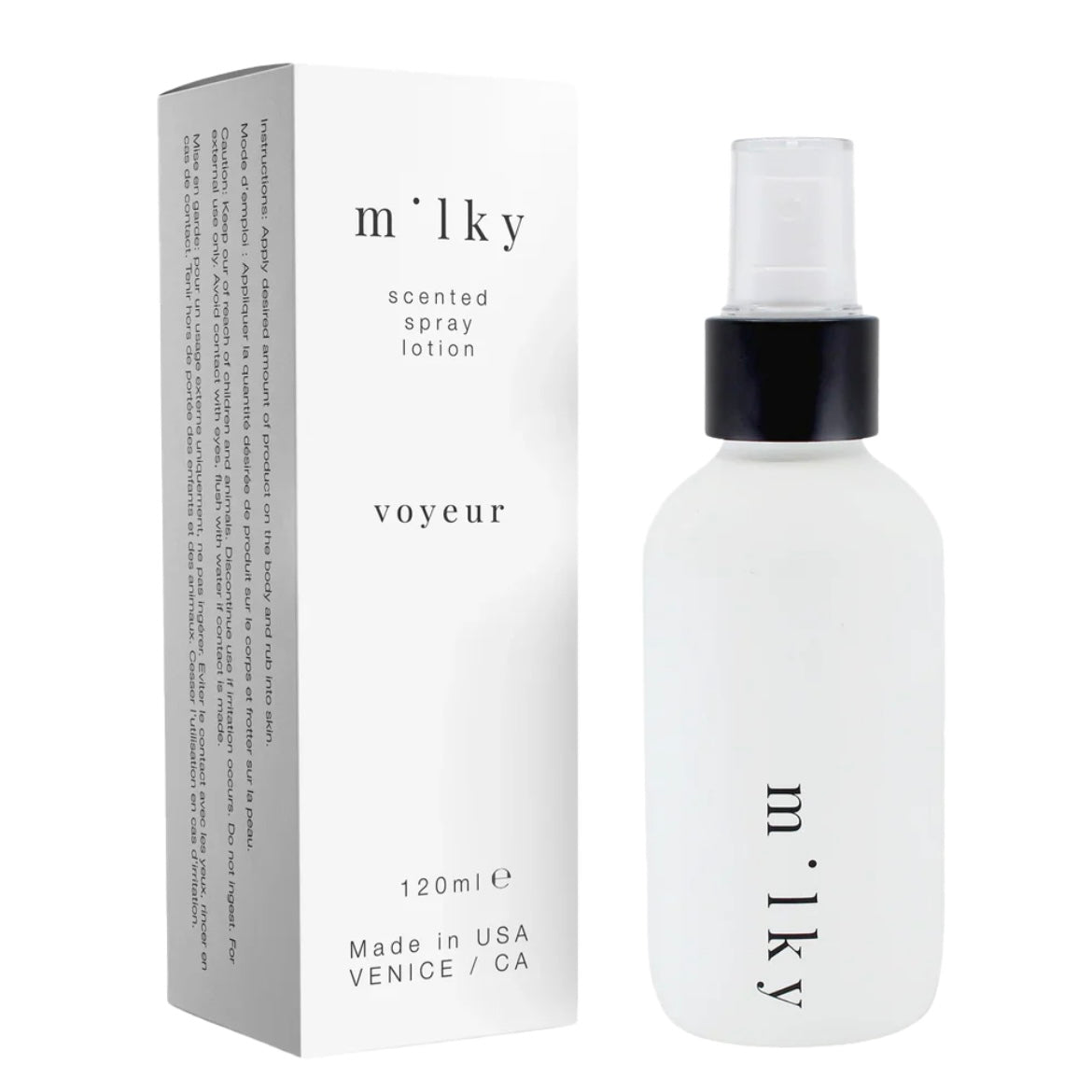 milky {by riddle} scented spray lotion