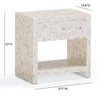 natural mother of pearl inlaid nightstand