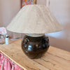 glazed pot table lamp