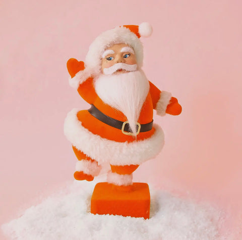 dancing santa figurine