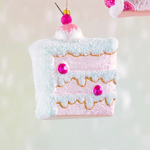 big piece of cake ornament