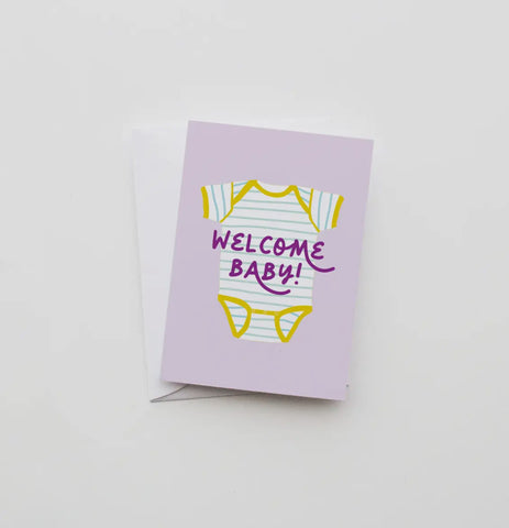 welcome baby! {mini} card