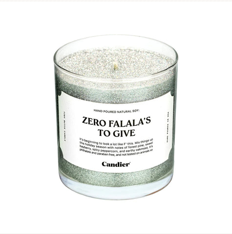 zero falala's to give candle