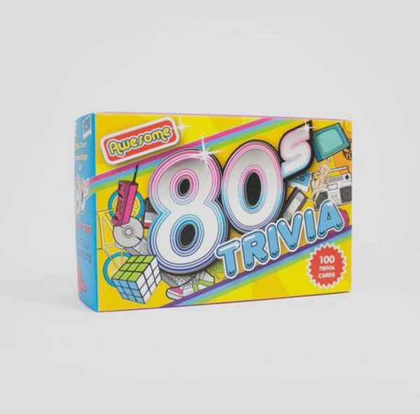 80’s trivia card game