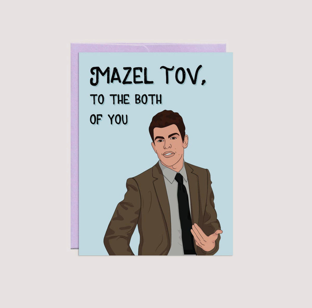 mazel tov, to the both of you card