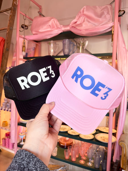 roe 73 trucker hat