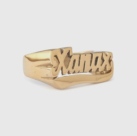 xanax ring {brass}