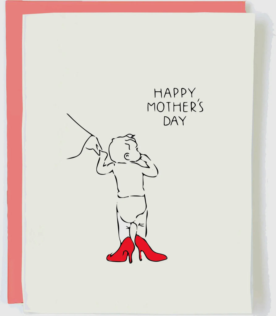 happy mother's day {heels} card